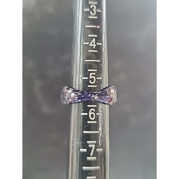 Handmade Artisan Glass Ring SIZE US 5.5 - Picture 6 of 10